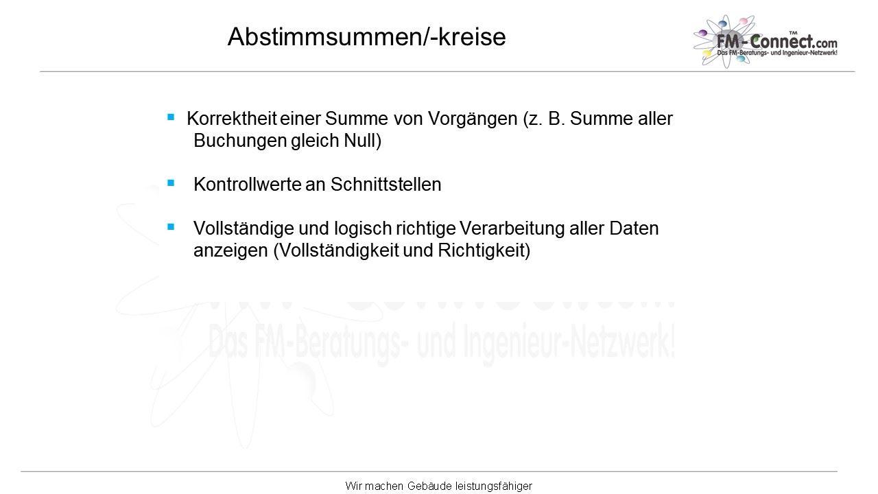 Abstimmsummen