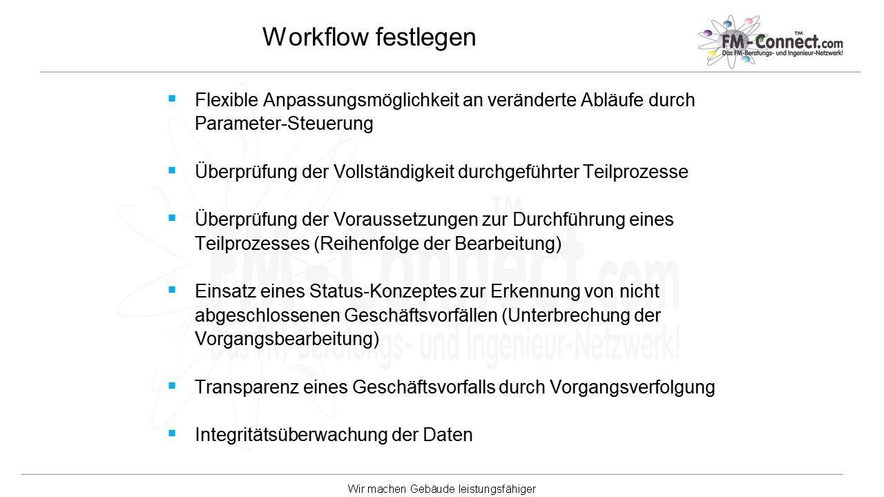 Workflow festlegen